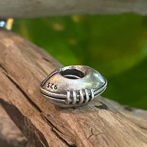 Authentic Football Pandora Charm Retired. 925